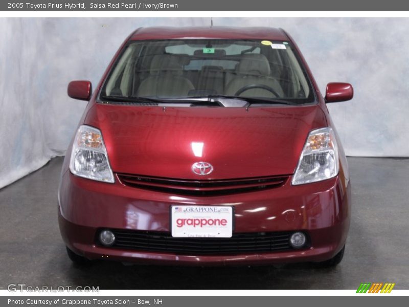 Salsa Red Pearl / Ivory/Brown 2005 Toyota Prius Hybrid