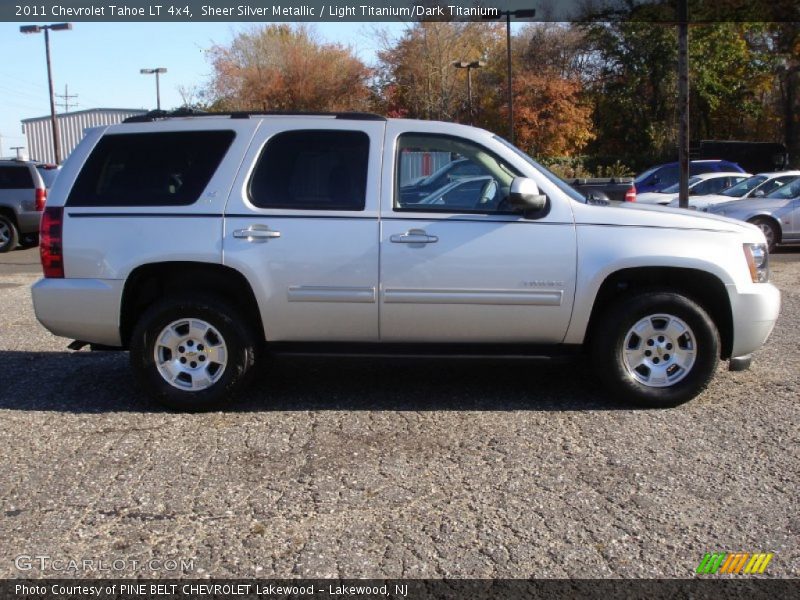 Sheer Silver Metallic / Light Titanium/Dark Titanium 2011 Chevrolet Tahoe LT 4x4