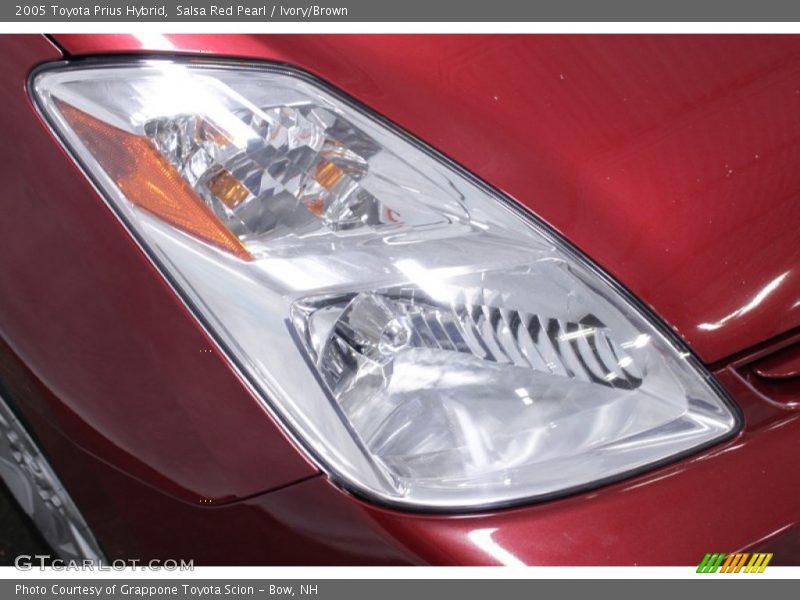 Salsa Red Pearl / Ivory/Brown 2005 Toyota Prius Hybrid