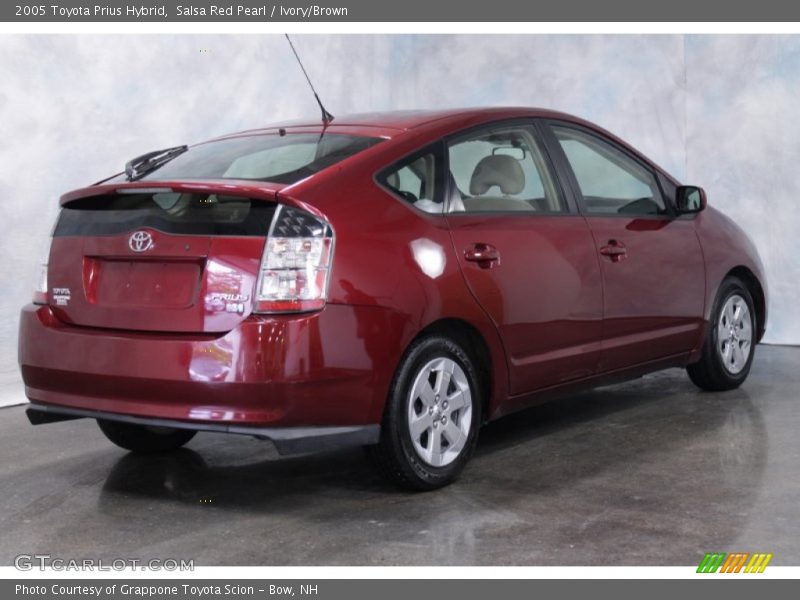 Salsa Red Pearl / Ivory/Brown 2005 Toyota Prius Hybrid