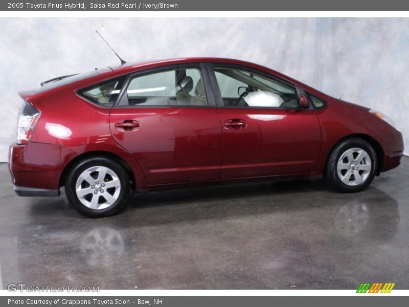 Salsa Red Pearl / Ivory/Brown 2005 Toyota Prius Hybrid