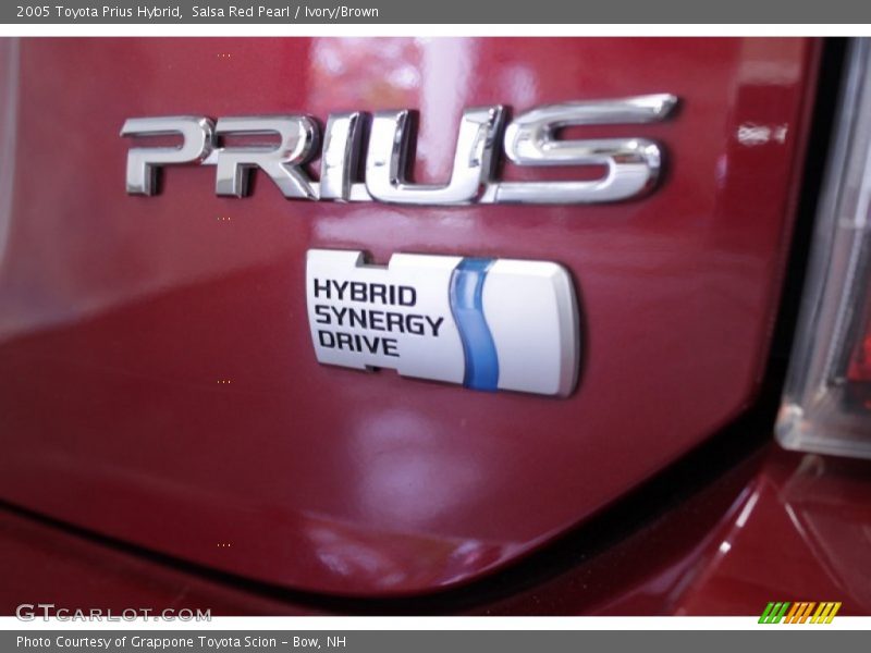 Salsa Red Pearl / Ivory/Brown 2005 Toyota Prius Hybrid