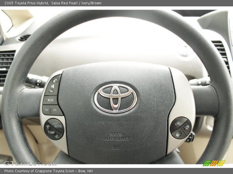 Salsa Red Pearl / Ivory/Brown 2005 Toyota Prius Hybrid