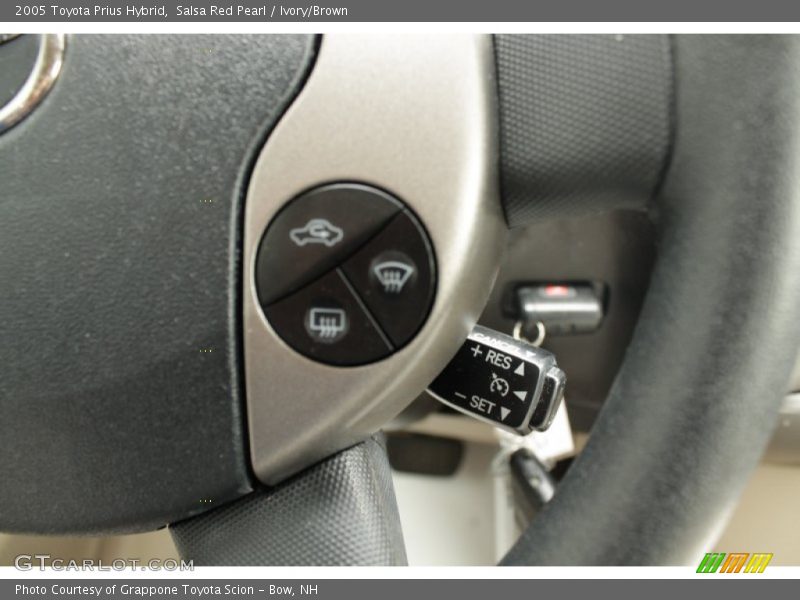 Salsa Red Pearl / Ivory/Brown 2005 Toyota Prius Hybrid