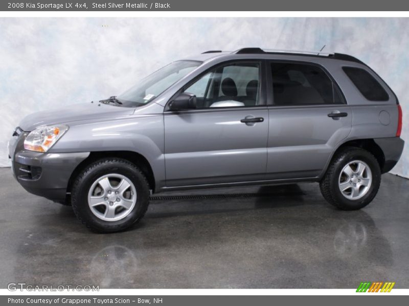 Steel Silver Metallic / Black 2008 Kia Sportage LX 4x4