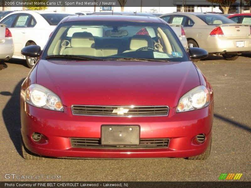 Sport Red Metallic / Neutral 2006 Chevrolet Monte Carlo LT