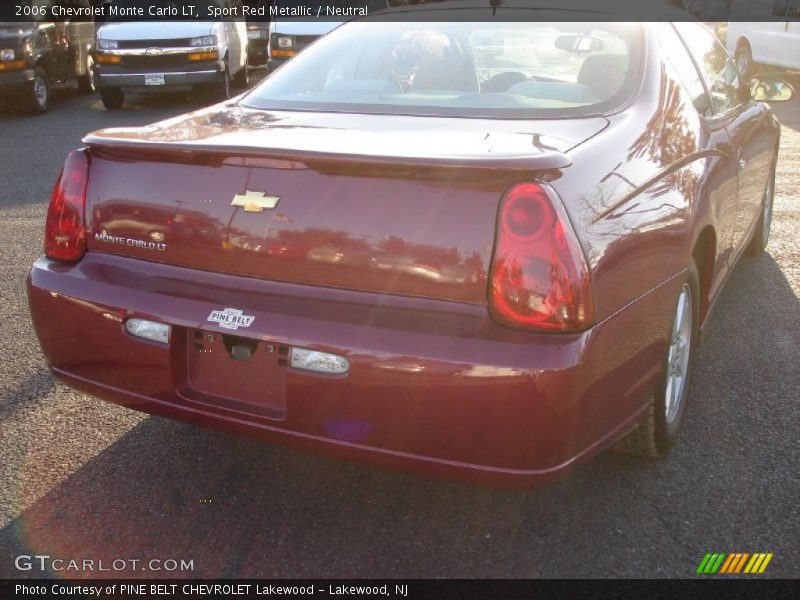 Sport Red Metallic / Neutral 2006 Chevrolet Monte Carlo LT