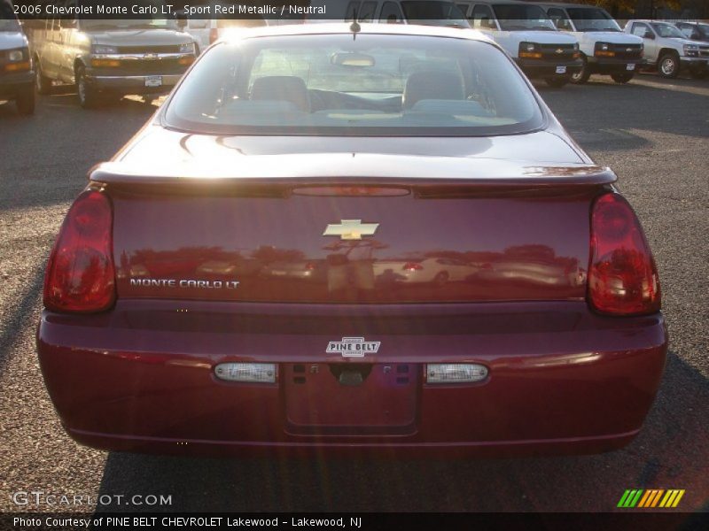 Sport Red Metallic / Neutral 2006 Chevrolet Monte Carlo LT