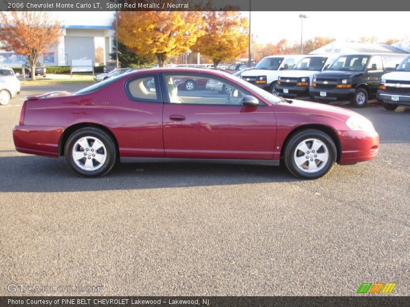 Sport Red Metallic / Neutral 2006 Chevrolet Monte Carlo LT