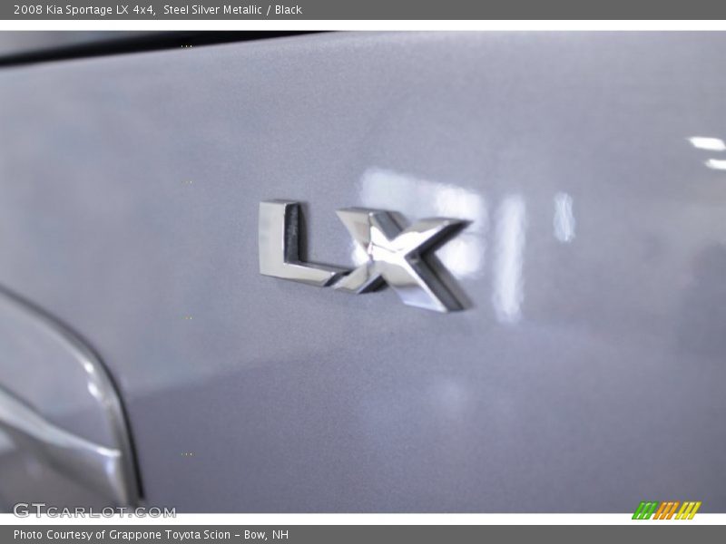 Steel Silver Metallic / Black 2008 Kia Sportage LX 4x4
