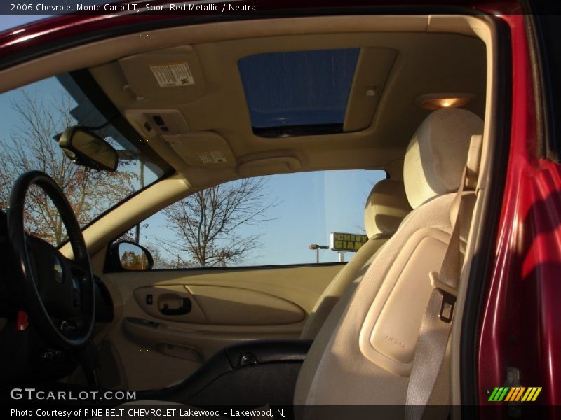 Sport Red Metallic / Neutral 2006 Chevrolet Monte Carlo LT
