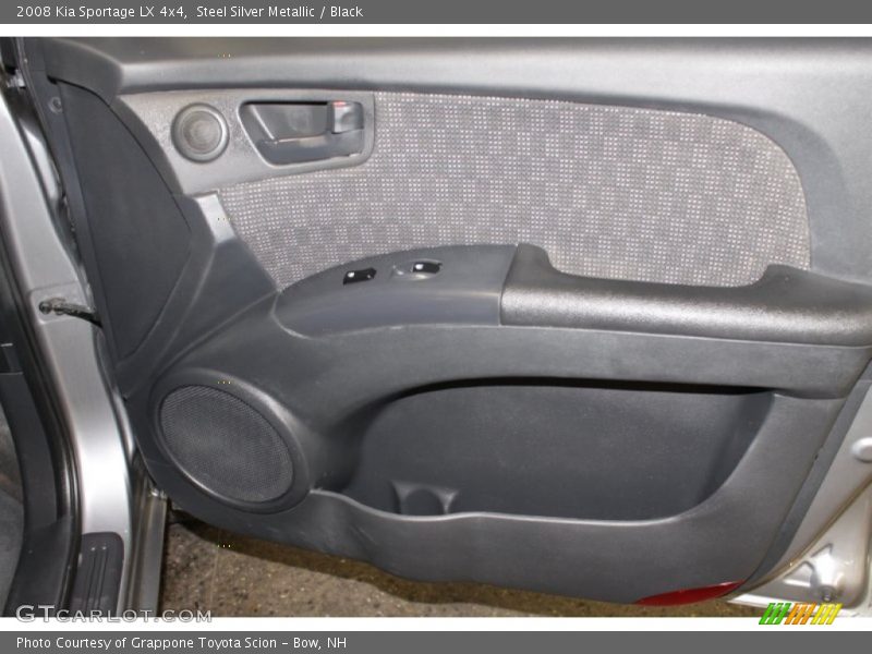 Steel Silver Metallic / Black 2008 Kia Sportage LX 4x4