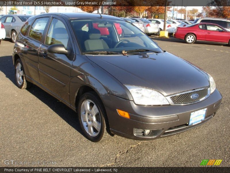 Liquid Grey Metallic / Charcoal 2007 Ford Focus ZX5 S Hatchback