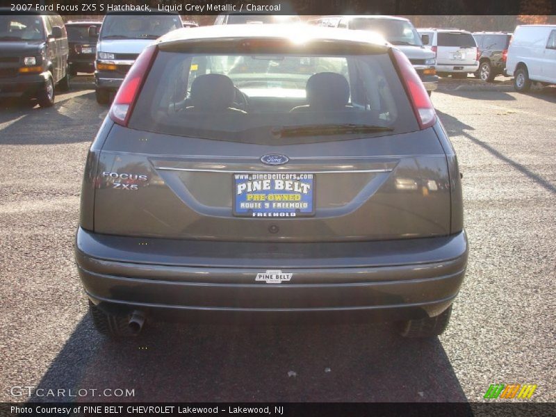 Liquid Grey Metallic / Charcoal 2007 Ford Focus ZX5 S Hatchback