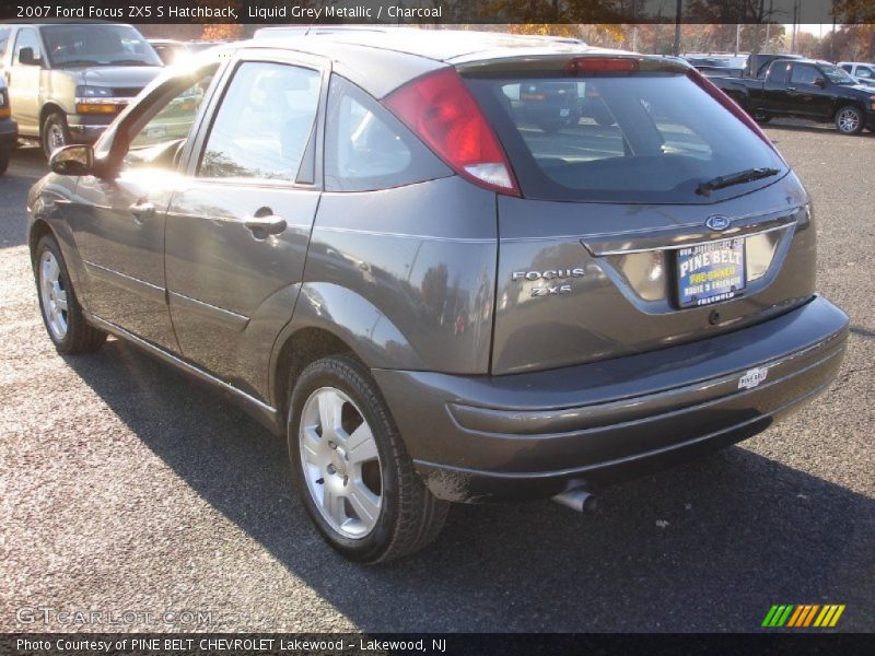 Liquid Grey Metallic / Charcoal 2007 Ford Focus ZX5 S Hatchback