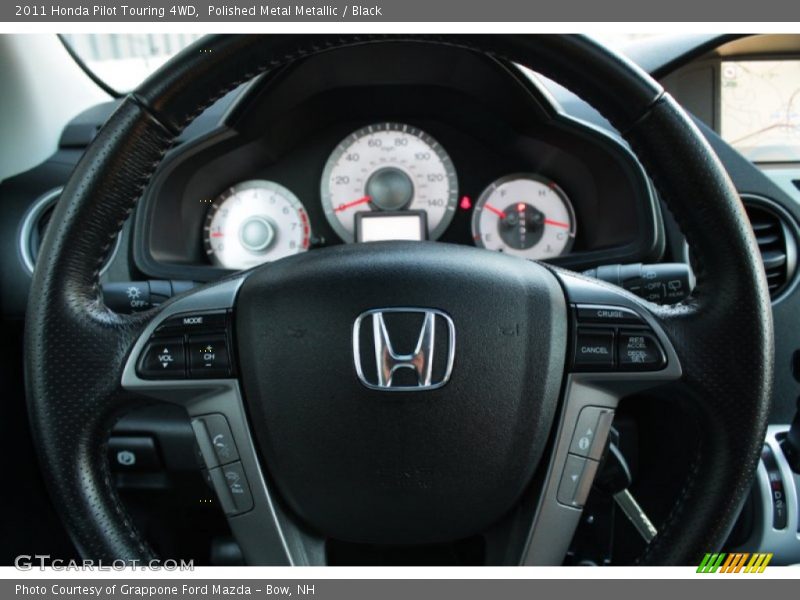 Polished Metal Metallic / Black 2011 Honda Pilot Touring 4WD