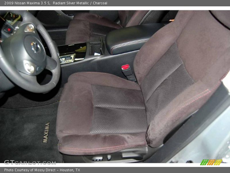 Radiant Silver Metallic / Charcoal 2009 Nissan Maxima 3.5 S