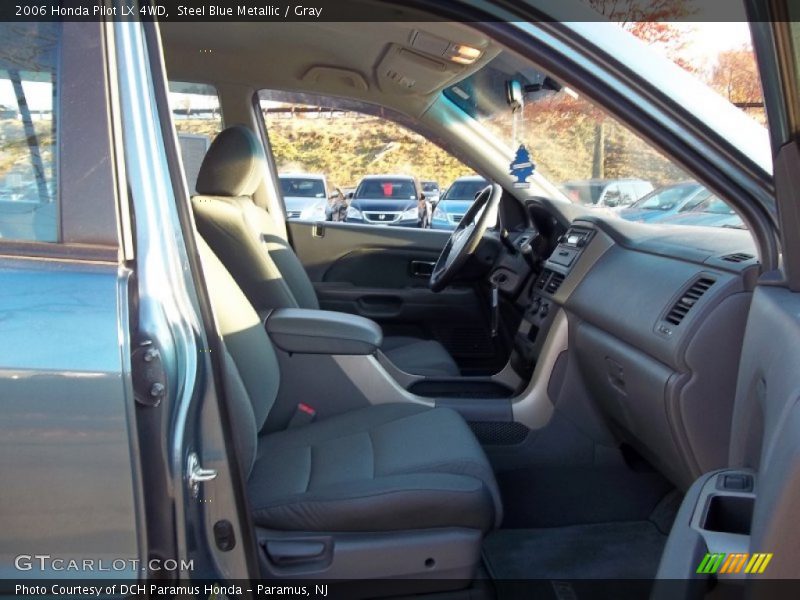 Steel Blue Metallic / Gray 2006 Honda Pilot LX 4WD