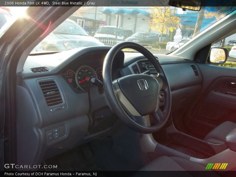 Steel Blue Metallic / Gray 2006 Honda Pilot LX 4WD