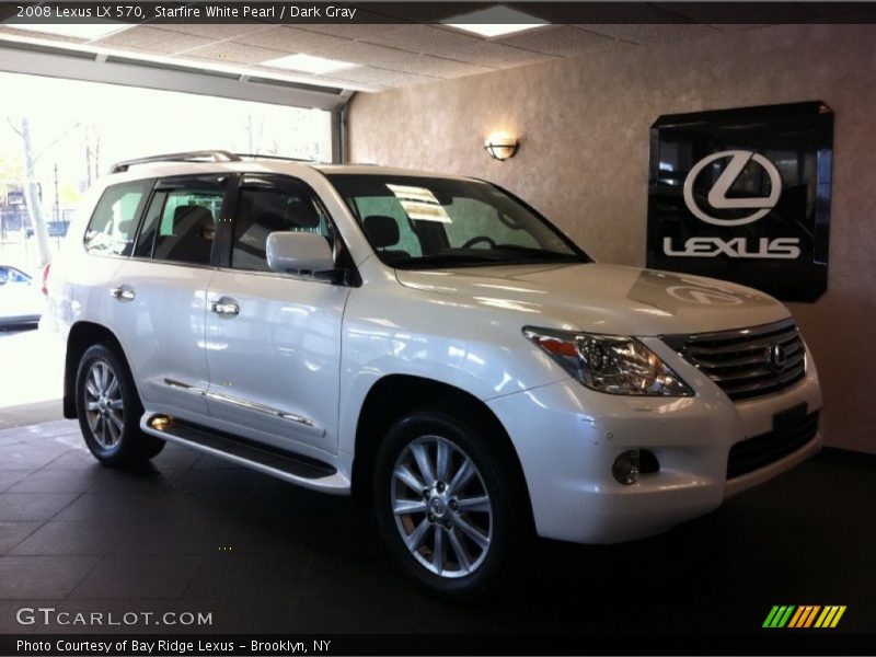 Starfire White Pearl / Dark Gray 2008 Lexus LX 570