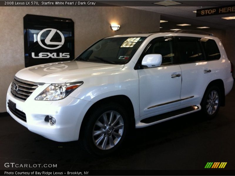 Starfire White Pearl / Dark Gray 2008 Lexus LX 570