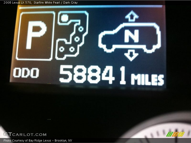 Starfire White Pearl / Dark Gray 2008 Lexus LX 570