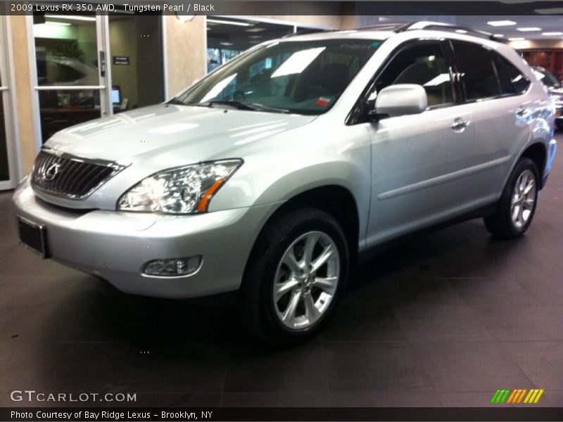 Tungsten Pearl / Black 2009 Lexus RX 350 AWD
