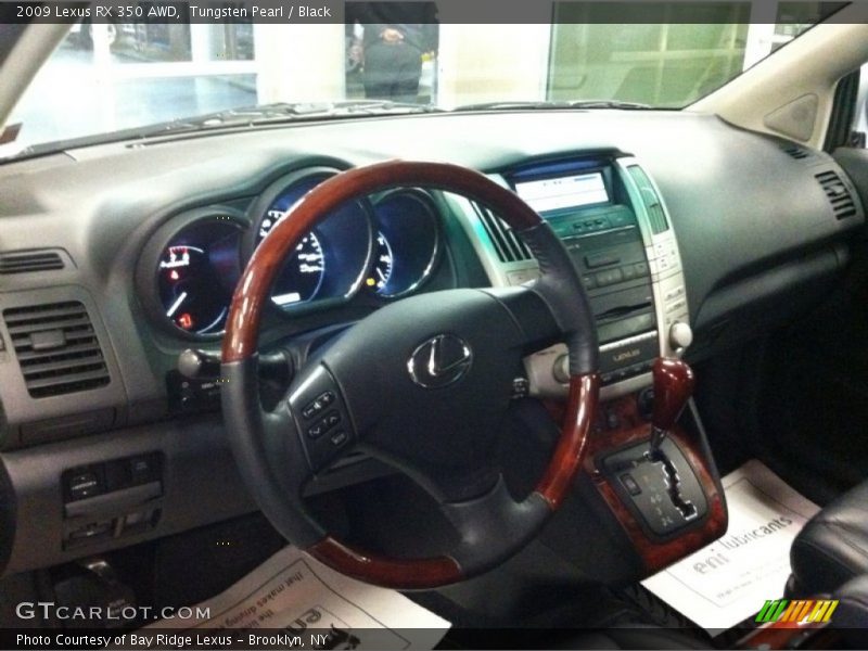 Tungsten Pearl / Black 2009 Lexus RX 350 AWD