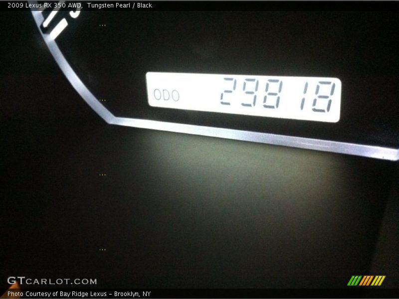 Tungsten Pearl / Black 2009 Lexus RX 350 AWD