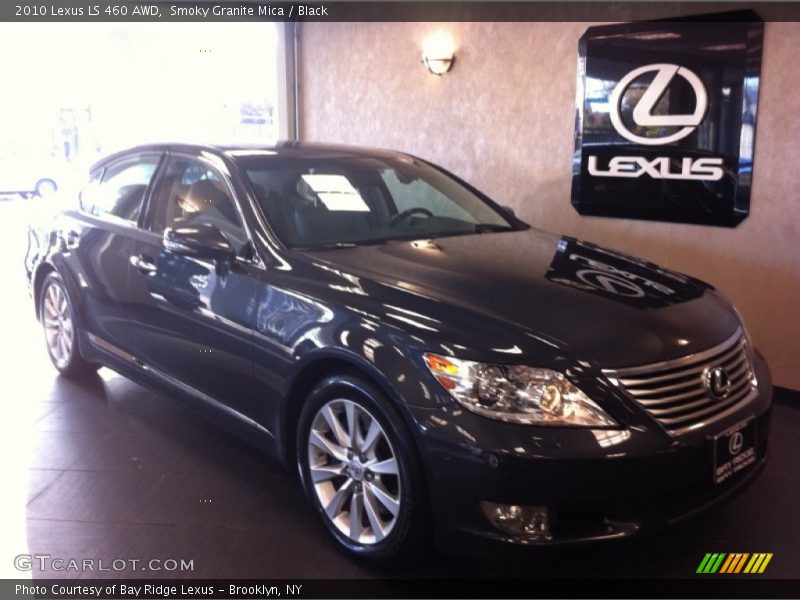 Smoky Granite Mica / Black 2010 Lexus LS 460 AWD
