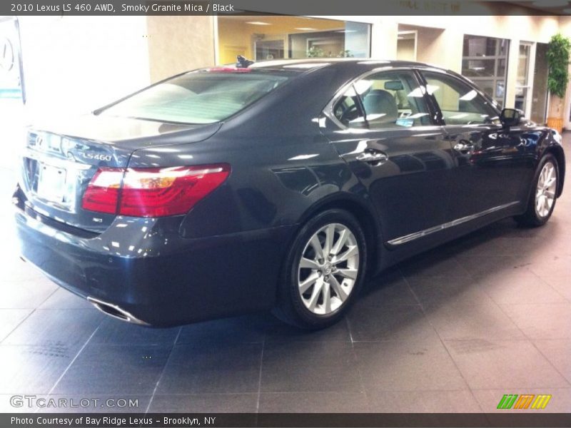 Smoky Granite Mica / Black 2010 Lexus LS 460 AWD
