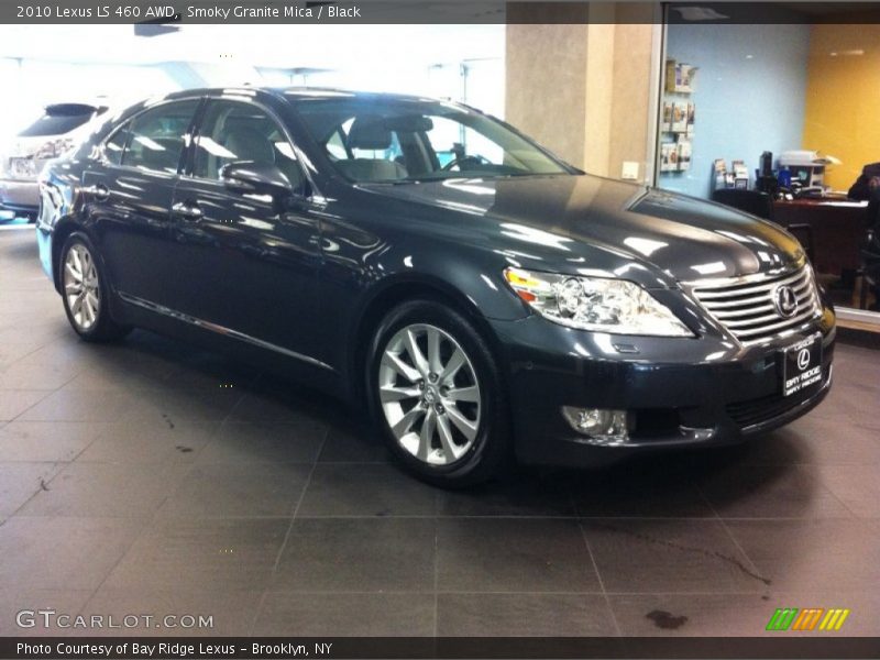 Smoky Granite Mica / Black 2010 Lexus LS 460 AWD
