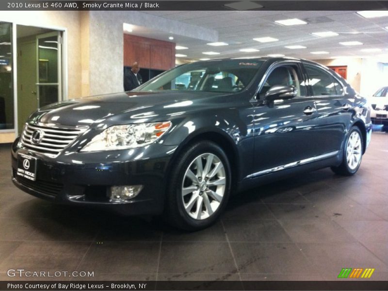 Smoky Granite Mica / Black 2010 Lexus LS 460 AWD