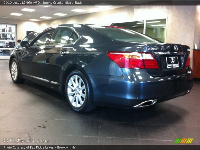 Smoky Granite Mica / Black 2010 Lexus LS 460 AWD
