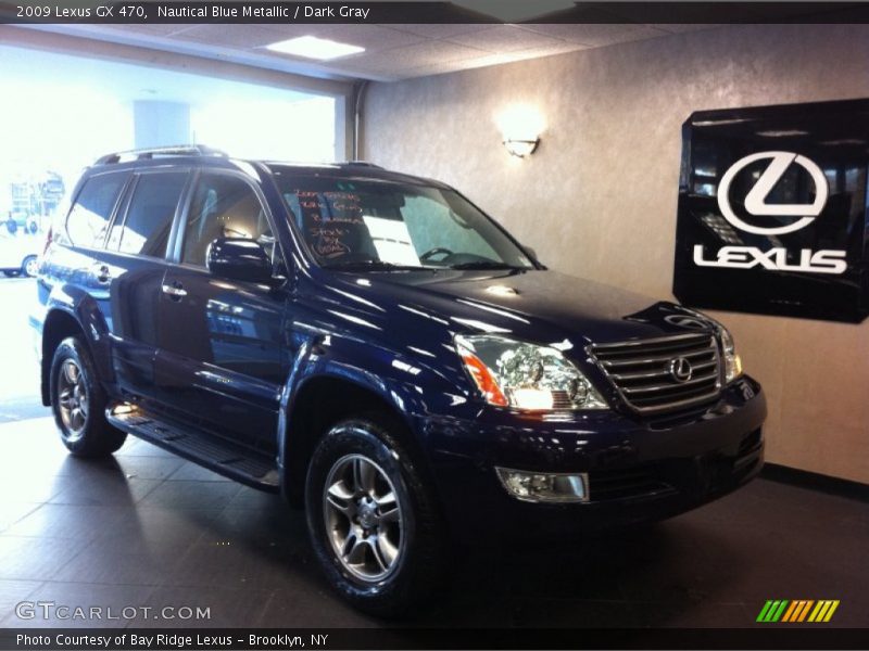 Nautical Blue Metallic / Dark Gray 2009 Lexus GX 470