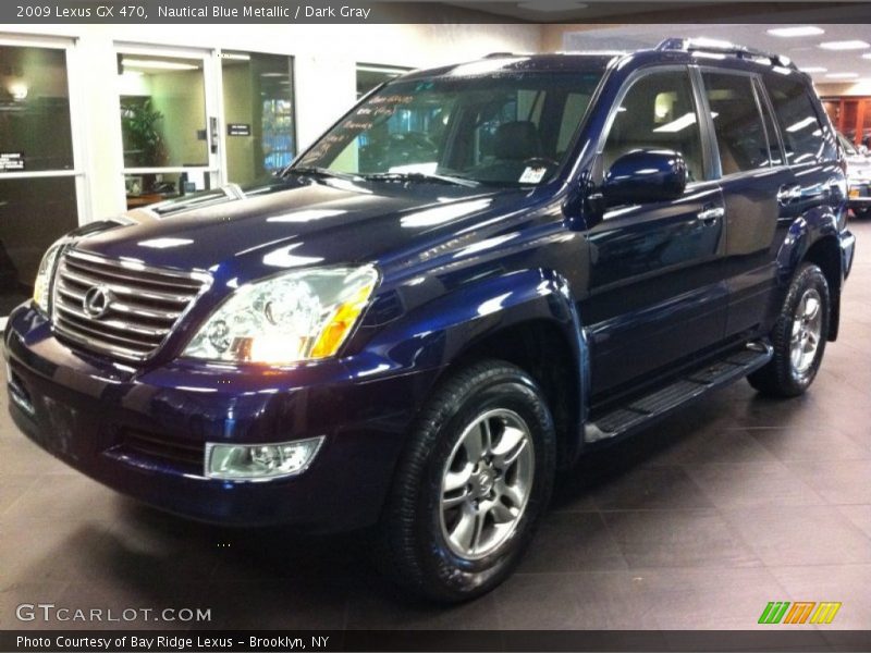 Nautical Blue Metallic / Dark Gray 2009 Lexus GX 470
