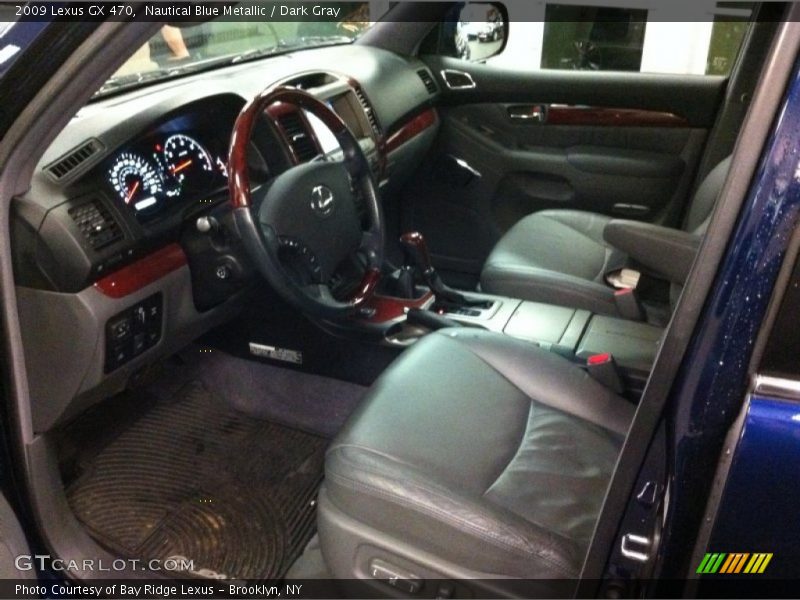 Nautical Blue Metallic / Dark Gray 2009 Lexus GX 470