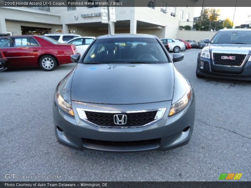 Polished Metal Metallic / Black 2008 Honda Accord LX-S Coupe