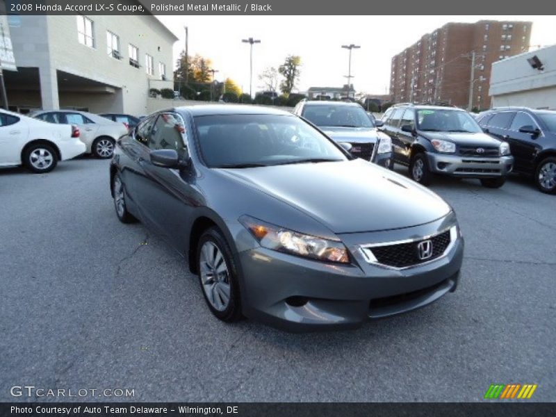 Polished Metal Metallic / Black 2008 Honda Accord LX-S Coupe