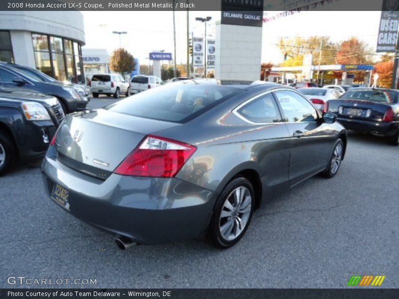 Polished Metal Metallic / Black 2008 Honda Accord LX-S Coupe