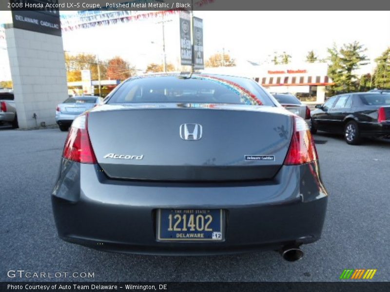 Polished Metal Metallic / Black 2008 Honda Accord LX-S Coupe