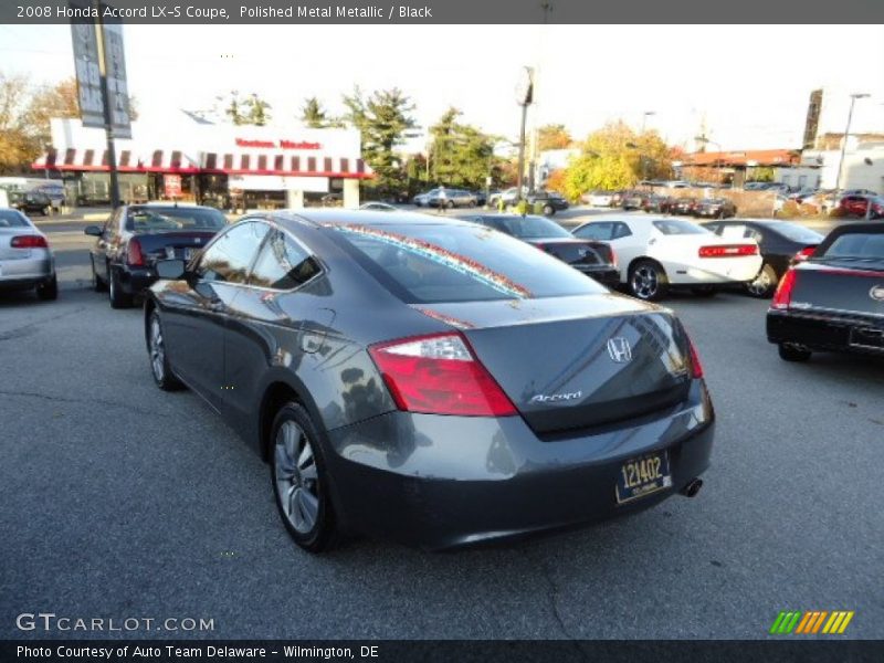 Polished Metal Metallic / Black 2008 Honda Accord LX-S Coupe