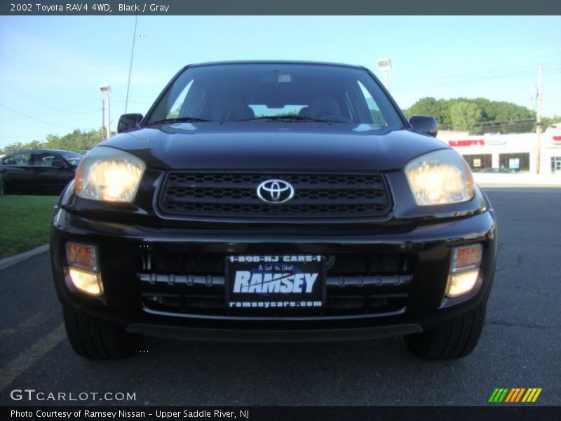 Black / Gray 2002 Toyota RAV4 4WD