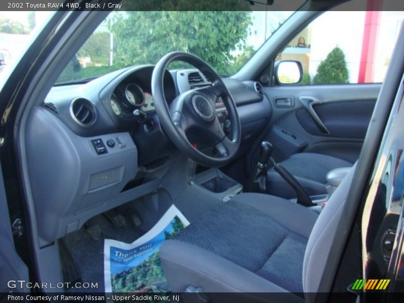 Black / Gray 2002 Toyota RAV4 4WD