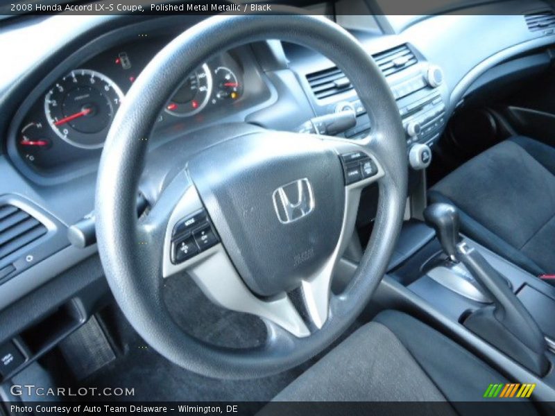 Polished Metal Metallic / Black 2008 Honda Accord LX-S Coupe
