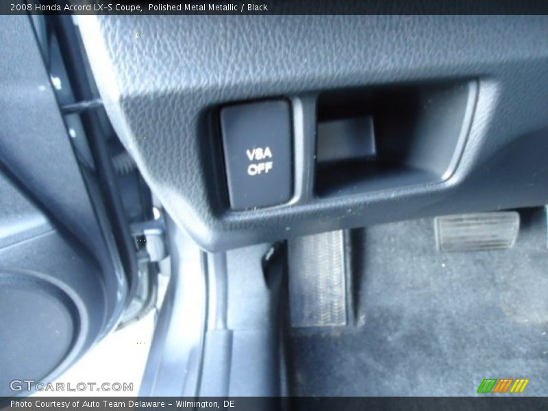 Polished Metal Metallic / Black 2008 Honda Accord LX-S Coupe