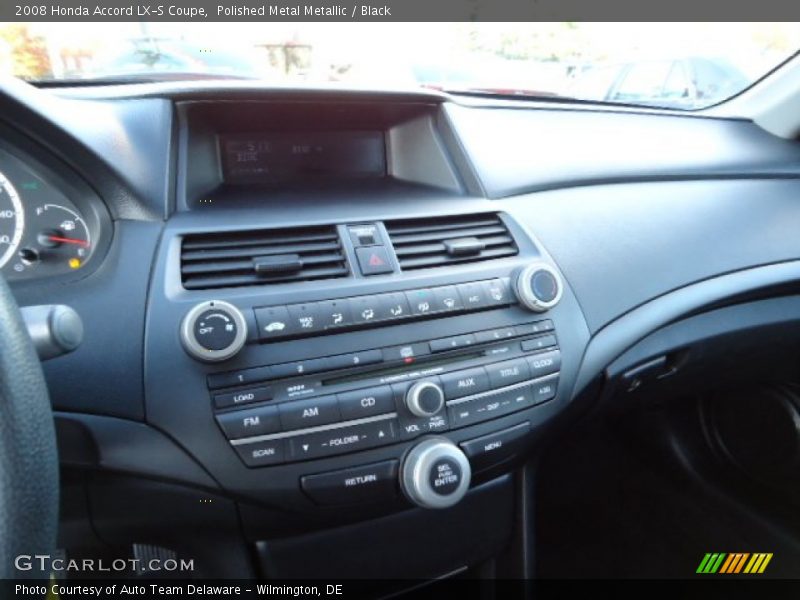 Polished Metal Metallic / Black 2008 Honda Accord LX-S Coupe