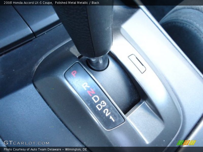Polished Metal Metallic / Black 2008 Honda Accord LX-S Coupe