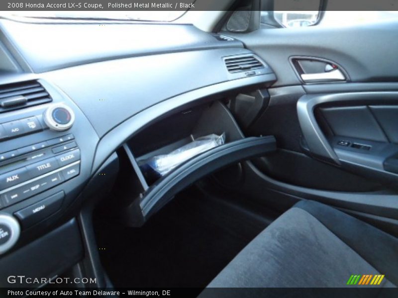 Polished Metal Metallic / Black 2008 Honda Accord LX-S Coupe