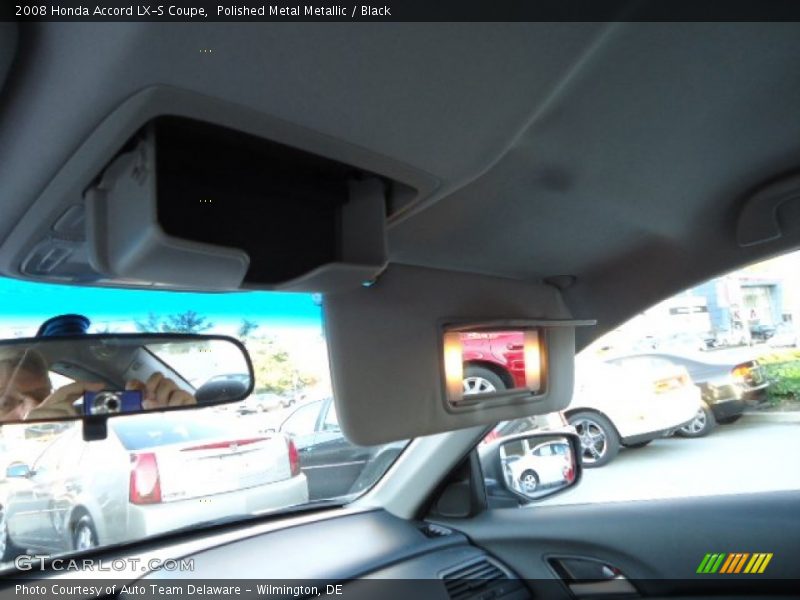 Polished Metal Metallic / Black 2008 Honda Accord LX-S Coupe